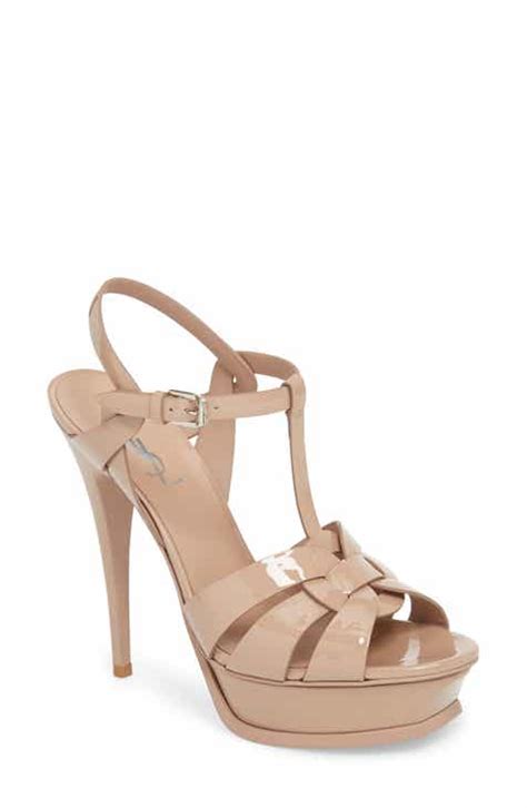 nude ysl shoes|Women's Saint Laurent Nude Heels .